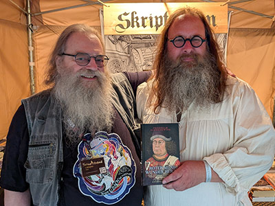 So. 14.9.2025 Goldberg (Selb), Festival-Mediaval XVI, mit Björn Bedey, Verleger vom acabus-Verlag So. 14.9.2025 Goldberg (Selb), Festival-Mediaval XVI, mit Björn Bedey, Verleger vom acabus-Verlag