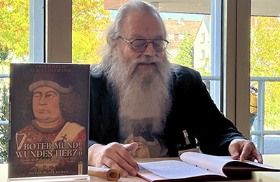10.10.26: BuCon &ndash; BuchmesseCon &ndash; das phantastische Treffen:
Lesung mit Musik aus dem Roman &raquo;Roter Mund und wundes Herz&laquo;